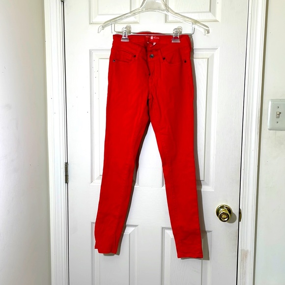 Lucky Brand Denim - Lucky Brand Orange Super Skinny Jeans Size 2